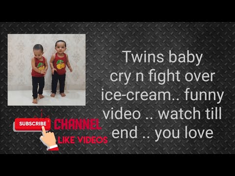Baby eating ice-cream 1st  time l they fight and cry for ice-cream  l Funny moments watch end