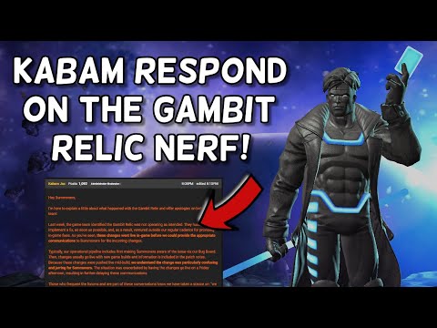 🚩Why Kabam Nerfed The Gambit Relic! | Apology To Players and No Compensation? | Marvel Champions