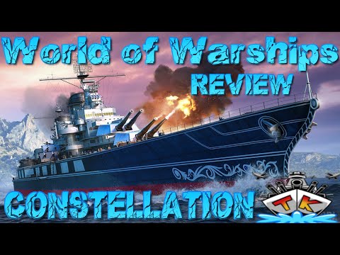 Constellation T8/BB mit Radar & Torpedos "Review" in World of Warships auf Deutsch/German