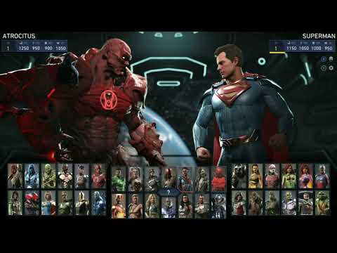 INJUSTICE 2 LEGENDARY EDITION ALL CHARACTERS | XBOX ONE X (1080P)#injustice​ #dccomics​ #dc