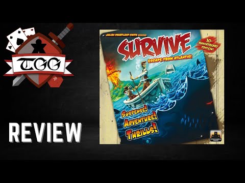 Survive Escape from Atlantis! Board Game Overview and Review