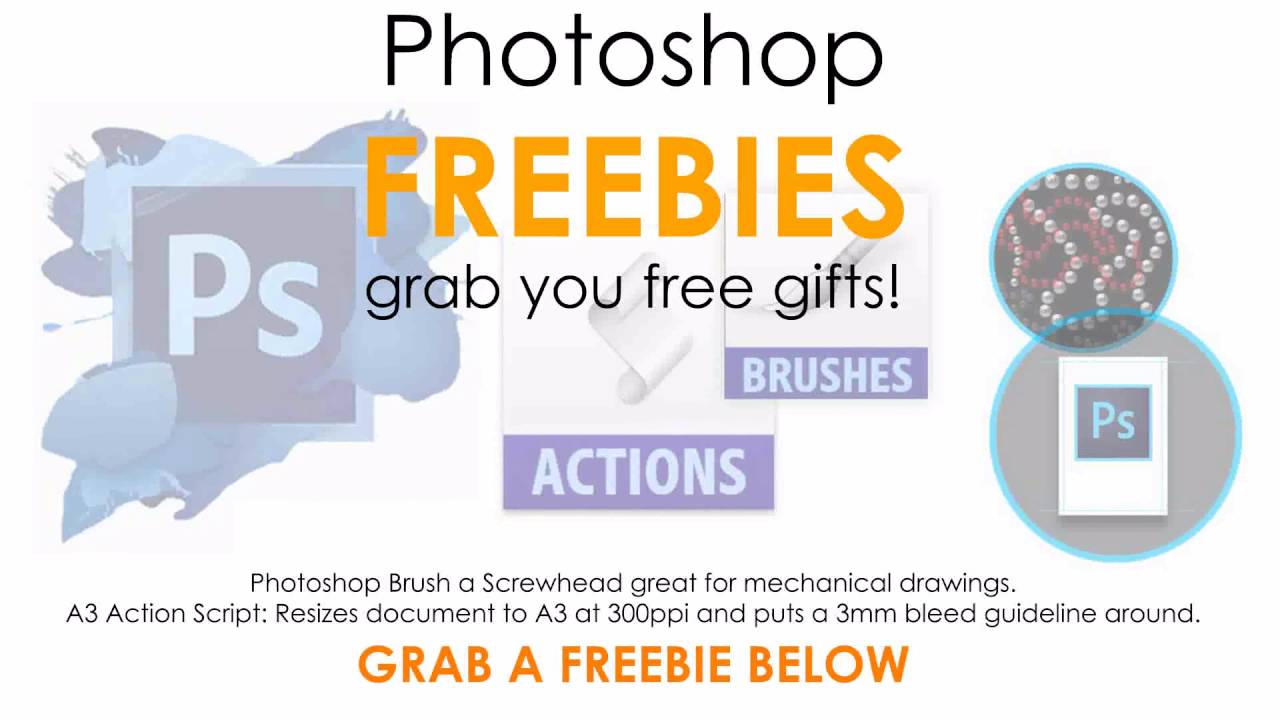 PHOTOSHOP FREE ACTION SCRIPT AND BRUSH - FREE STUFF