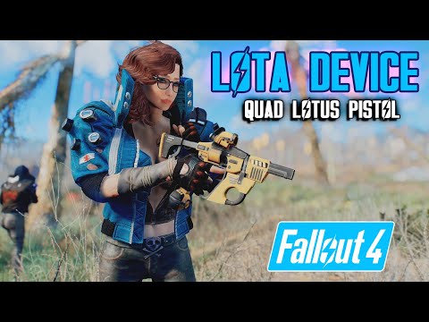 Fallout 4 - LOTA DEVICE - Quad Lotus Pistol And Unique Vault-Tec Weapons Lab! (Xbox One/PC Mods)