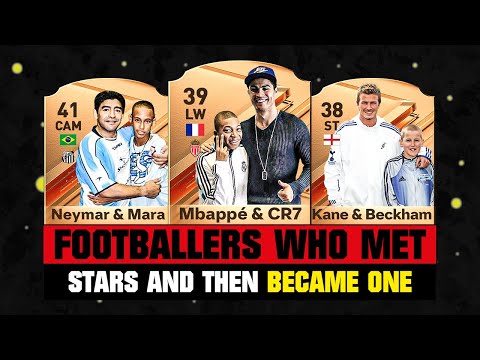 FOOTBALLERS Who Met Superstars In CHILDHOOD And BECAME STARS THEMSELF! 😱🔥 ft. Mbappe & Ronaldo...