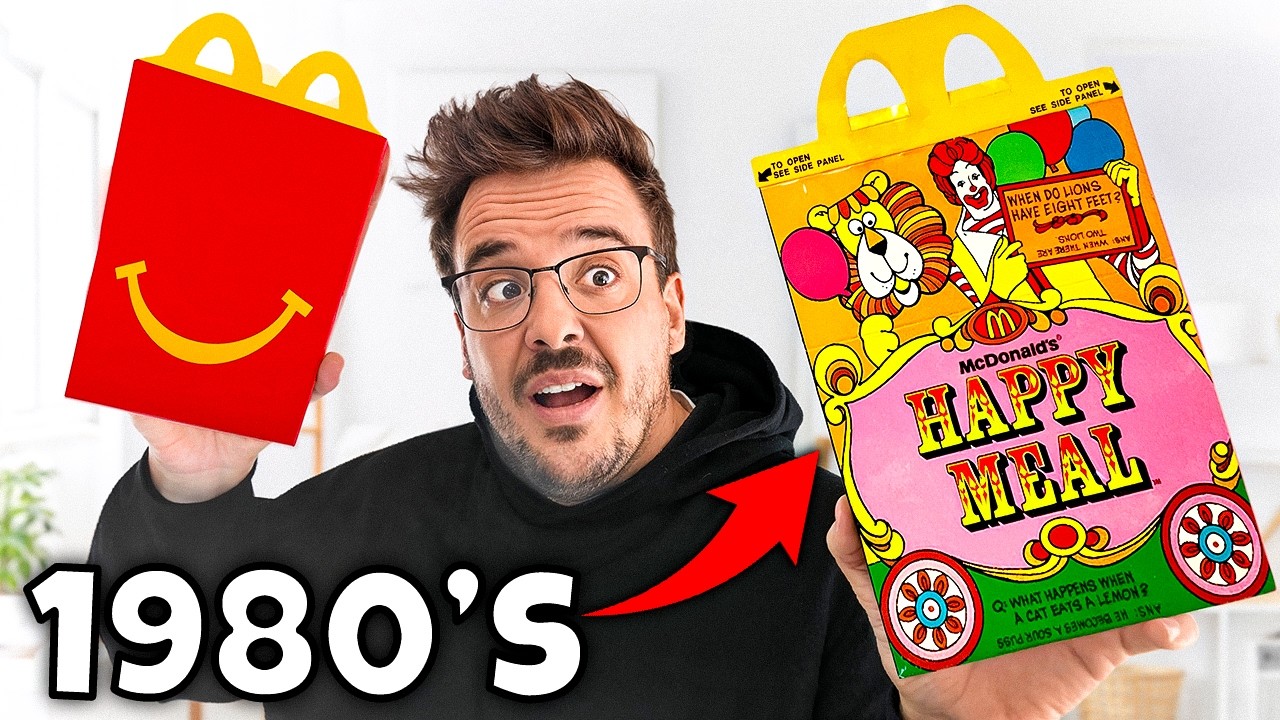 I Opened 40 YEARS of Happy Meal Toys... (nostalgic)