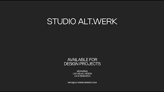 ALT.WERK - Video - 1
