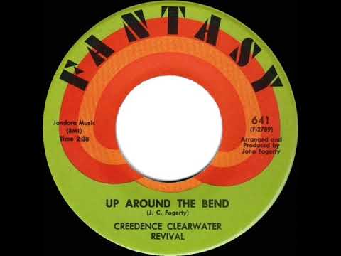 1970 HITS ARCHIVE: Up Around The Bend - Creedence Clearwater Revival (a #2 record--mono 45)