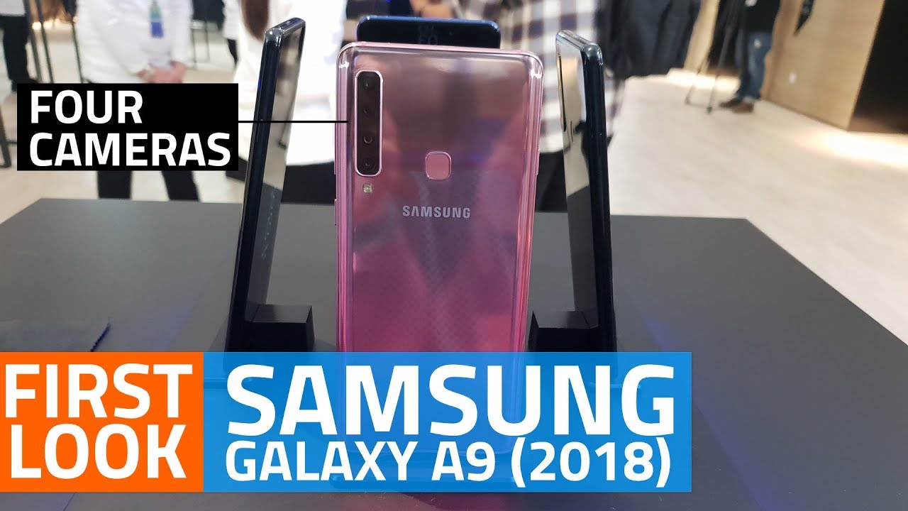 Samsung Galaxy A9 (2018) With Quad Rear Cameras First Look