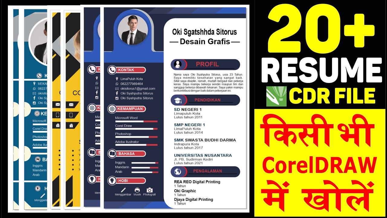 Download 20+ FREE Attractive Resume Templates and Boost Your Job Search