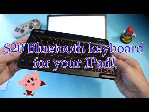 $20 backlit Bluetooth keyboard!- Arteck HB030B