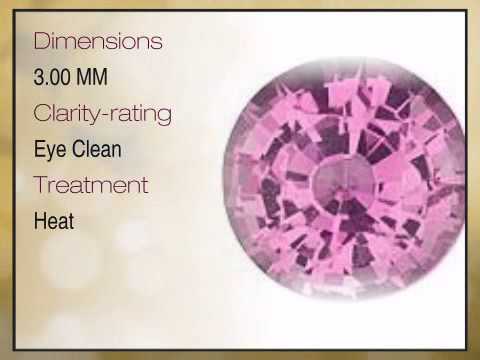 Pink Sapphire Round Cut 3.00mm Grade AA - africagems.com