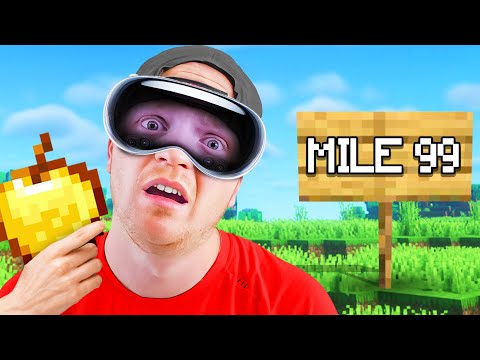 Unspeakable Studios - I Walked 100 Miles In Minecraft!