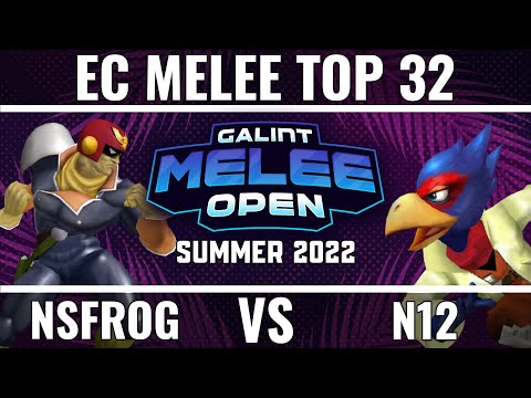 NSFrog (Captain Falcon) vs N12 (Falco) - East Coast Melee Top 32 - GMO Summer '22