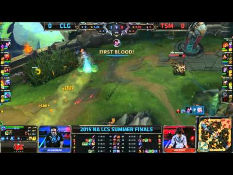 Stream glitch / lag during TSM vs CLG Game 1 - Madison Square Garden - League of Legends