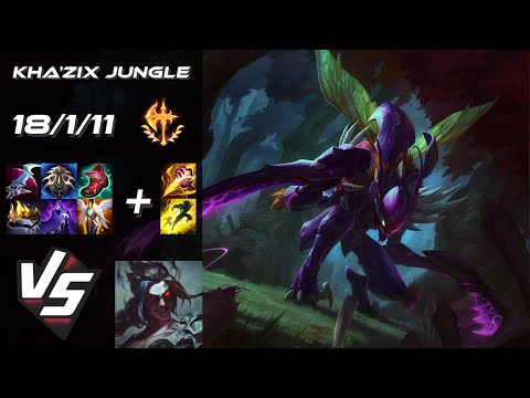 JUNGLE Kha'Zix vs Kayn - NA Grandmaster Patch 14.22