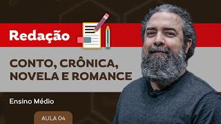 Conto, crônica, novela e romance - Redação - Ensino Médio