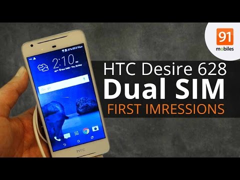 HTC Desire 628 Dual SIM: First Impressions | First Look | Event