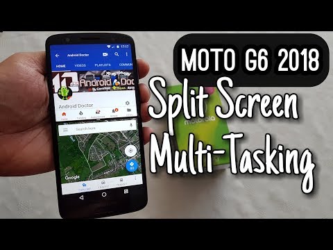 Moto G6 Split Screen Multi Tasking Demo!