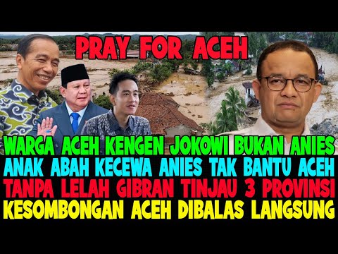 PENDUKUNG ANIES KECEWA 😂 NAMA JOKOWI TERNYATA HARUM DI ACEH 😂 TANPA LELAH GIBRAN TINJAU 3 PROVINSI