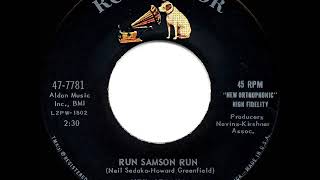 1960 HITS ARCHIVE: Run Samson Run - Neil Sedaka