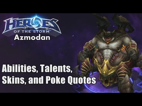Heroes of the Storm: Azmodan - Abilities, Talents, Skins, and Poke Quotes