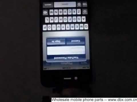 Touch Screen Digitizer for iPhone 4 Test -- dbx.com.cn