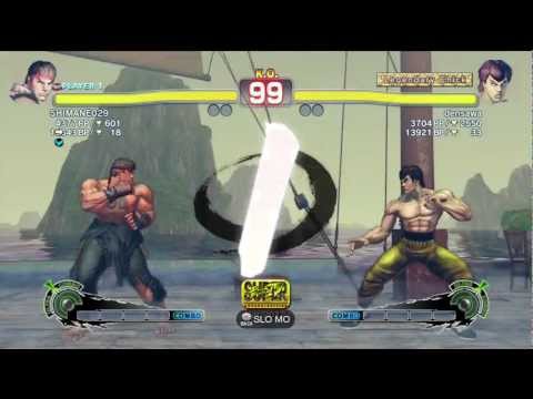 Oniku (Ryu) vs densawa (Fei Long) AE2012 Ranked Match *720p HD*