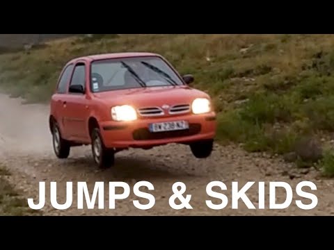BIG AIR TIME in Micra K11 (Drifts and action !)