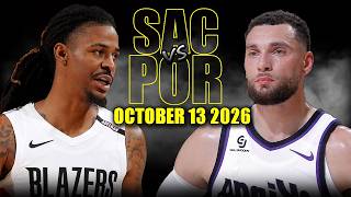 Sacramento Kings vs Portland Trail Blazers