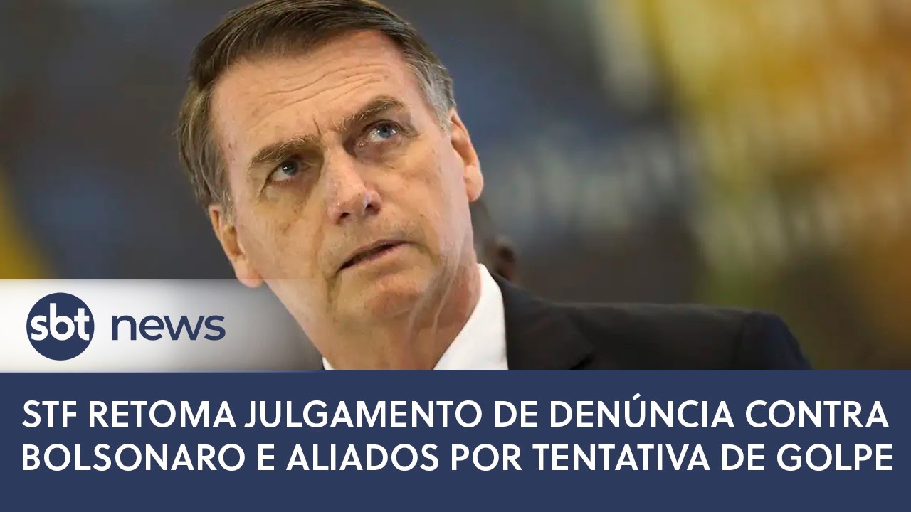 🔴 AO VIVO | STF retoma julgamento de denúncia contra Bolsonaro e aliados por tentativa de golpe