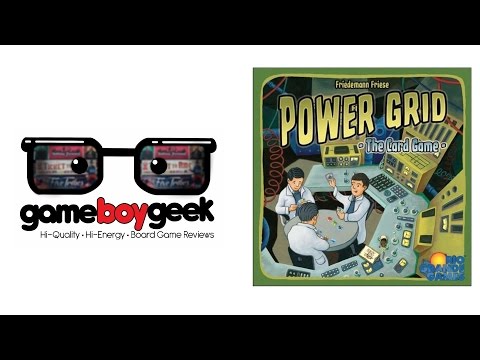 Power Grid The Card Game Review with the Game Boy Geek