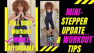 Mobile Mini-Stepper Product Update/Review. Workout Moves! 