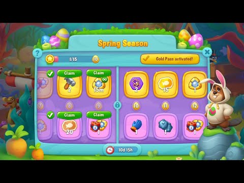 @Fishdom Atlantis Cup Stage 8 - Hard Stage 9. Spring Season Level 9 🔓