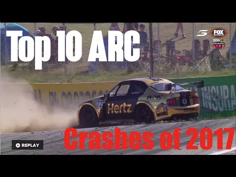 Top 10 Aussie Racing Car Crashes of 2017