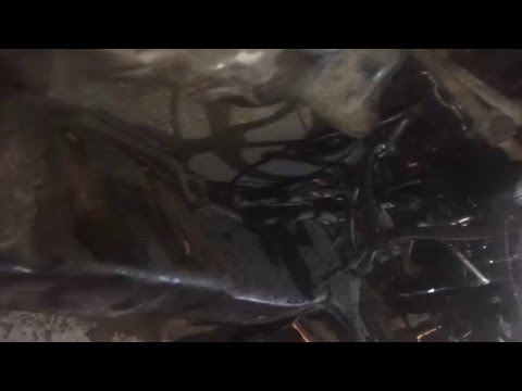 Transmission cross member removal