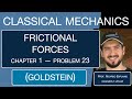 Ch 01 Problem 23 Classical Mechanics Solutions Goldstein
