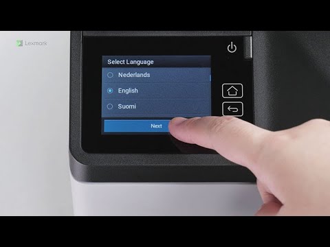 Thumbnail for Lexmark—Configuring the Printer Using the Initial Setup Wizard