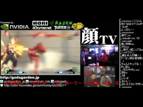 Nuki *monkey Seth vs. Kokujin *no ultra's Ryu - commentate by Kazunoko