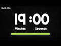19-Minute Timer