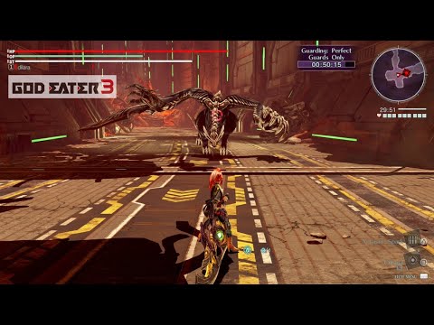 GOD EATER 3 - Route D-Ash Survey 2 Chrome Gawain With Long Blade