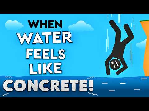 At What Height Does a Fall into Water Feel like Concrete? DEBUNKED