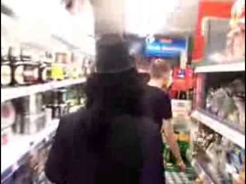 Papa Lazarou goes to the shop