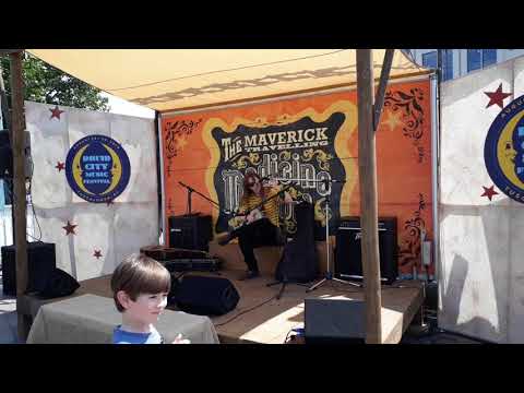 Gwenifer Raymond at Noshville 2018, Granary Square, London, June 10th 2018, clip 1