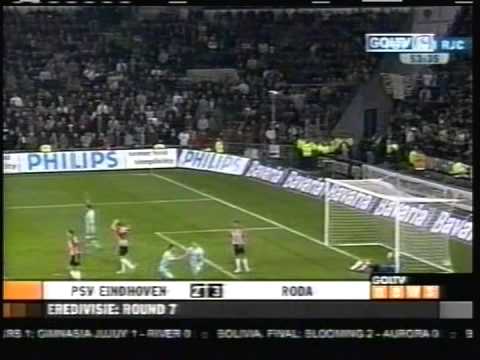 2008 (October 25) PSV Eindhoven 2 Roda JC Kerkrade 3 (Dutch Eredivisie)