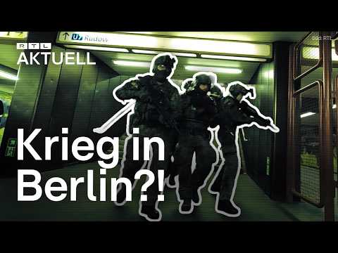 Schüsse und Chaos! Bundeswehr trainiert Kampf in Berliner U-Bahn-Tunneln | RTL Aktuell
