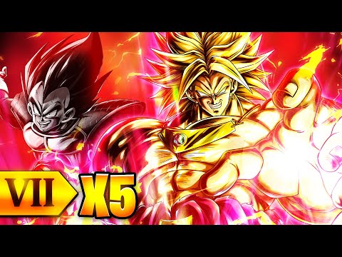 WHAT IS THIS DAMAGE!!! 5x ZENKAI BUFFED LF DBZ BROLY IS A DEMON!!! (Dragon Ball Legends)