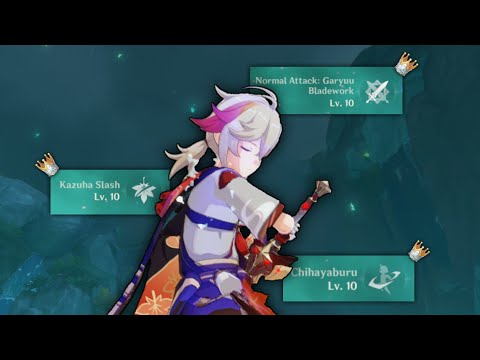 So I Triple Crowned Kazuha and made him fight weekly bosses