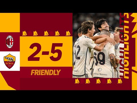 🟨🟥 A successful evening in Perth! 🇦🇺 MILAN 2-5 ROMA | FRIENDLY | HIGHLIGHTS