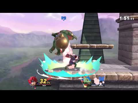 Roy v K  Rool Shield break stun K O