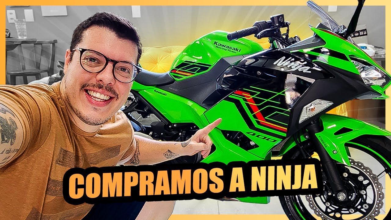 COMPRAMOS UMA KAWASAKI NINJA 2024 IRADA *A MELHOR MOTO ESPORTIVA PARA INICIANTES*